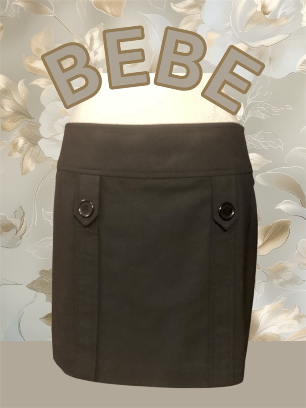 BEBE Short skirt size 4 black